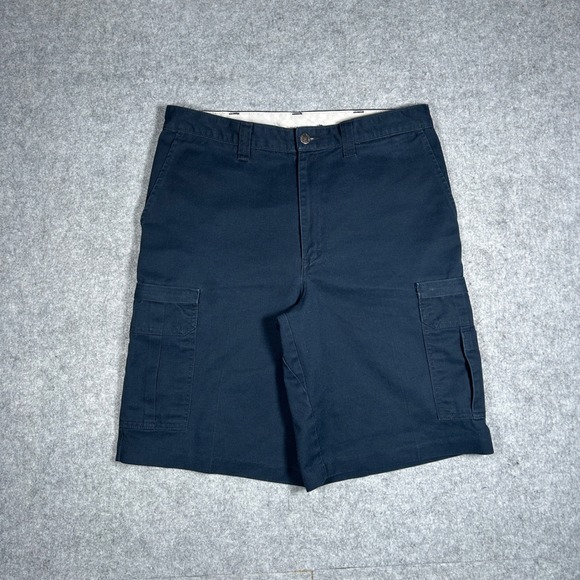 Dickies Other - Dickies Cargo Shorts Mens 34(32x10) Navy Blue Loose Fit Workwear Skate Utility